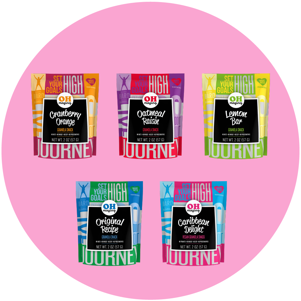 5 Flavor Sampler Pack, Granola Snack
