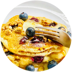 BOUNTIFUL BLUEBERRY PANCAKES