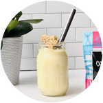 THANKFUL THREE-INGREDIENT PINA COLADA SMOOTHIE